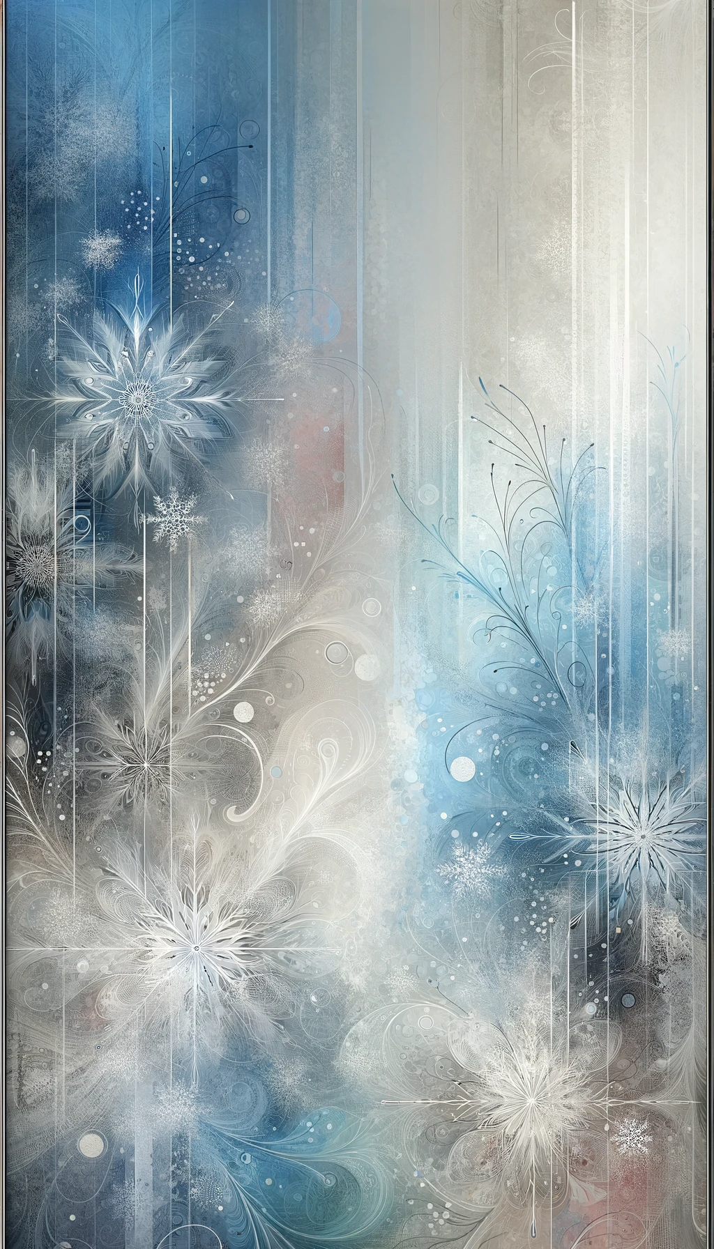 Crystal Snowfall Cascade