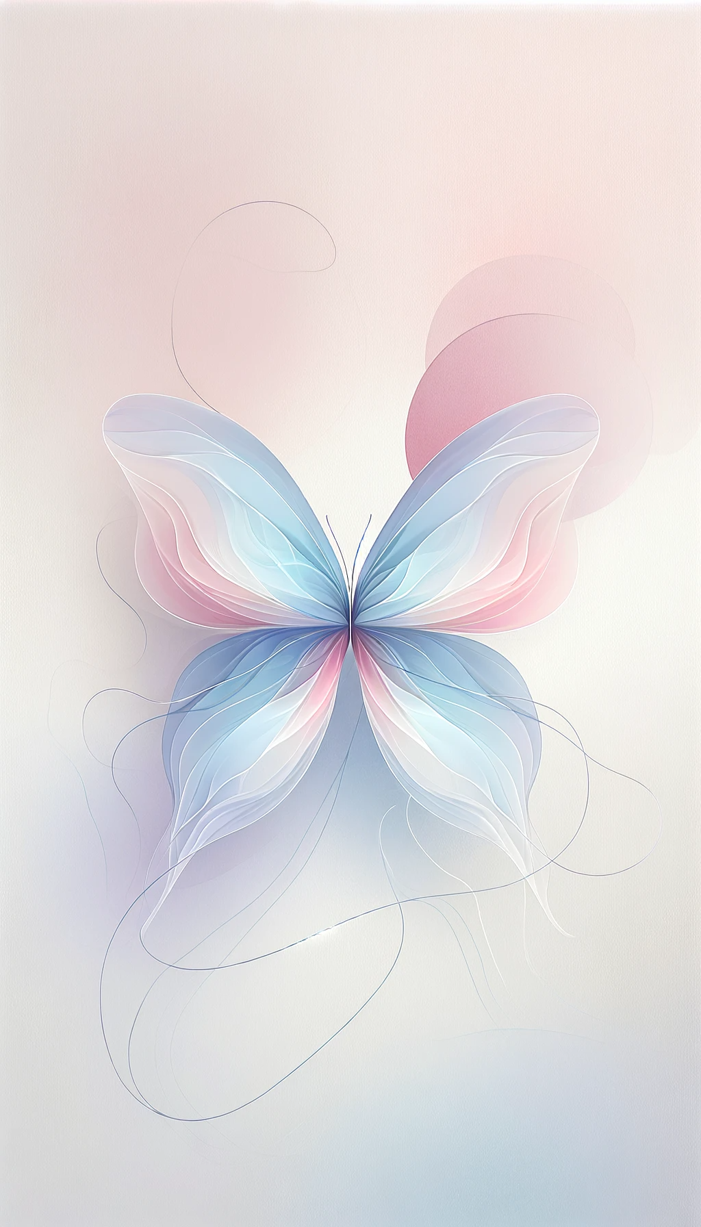 Gradient Pastel Butterfly