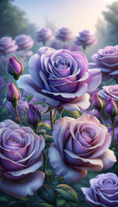 Lavender Roses.