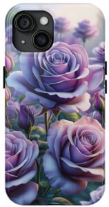 Lavender Roses Tough iPhone Case