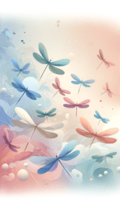 Pastel Breeze Dragonflies