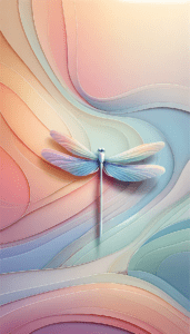 Pastel Swirl Dragonfly