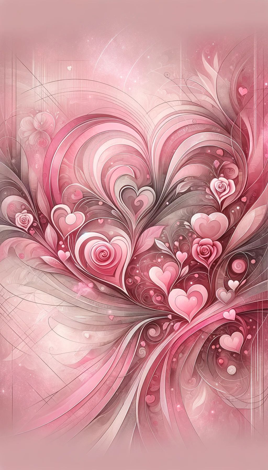 Swirling Embrace of Love