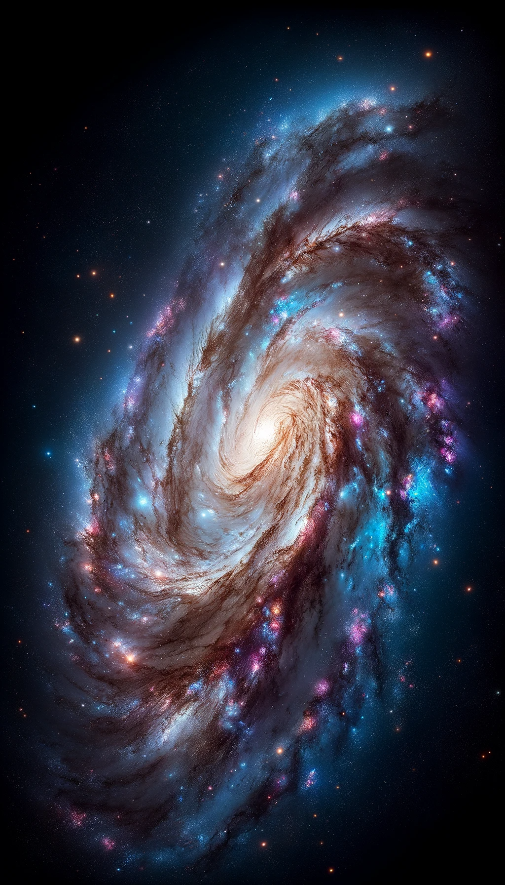 The Swirling Arms Of A Galaxy