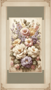 Vintage Flowers Inspired by an Elegant Victorian Garden