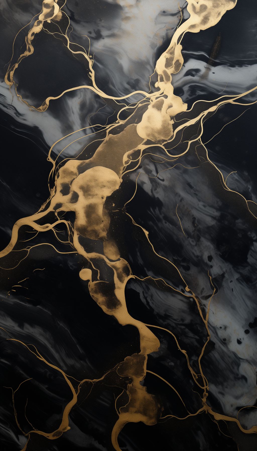 Gold Veined Elegance iPhone Wallpaper