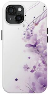 Lavender Melody iPhone Tough Phone Case.