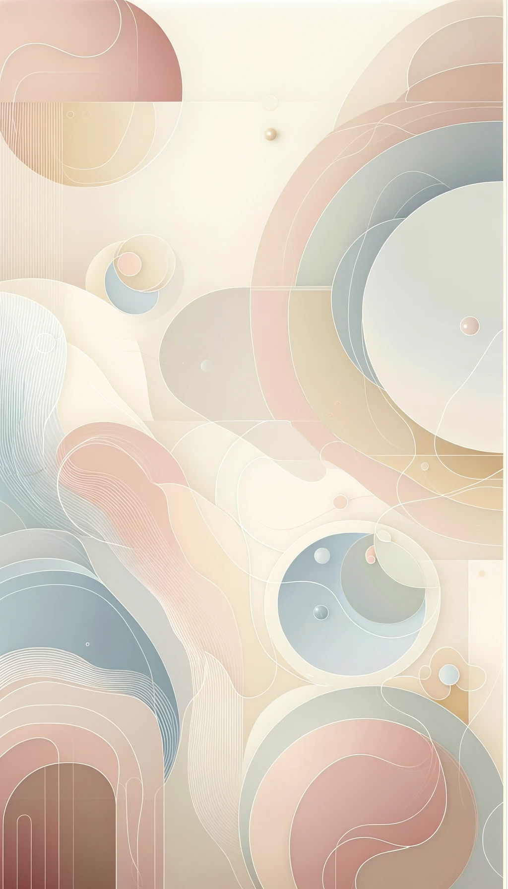 Pastel Swirl Elegance iPhone Wallpaper