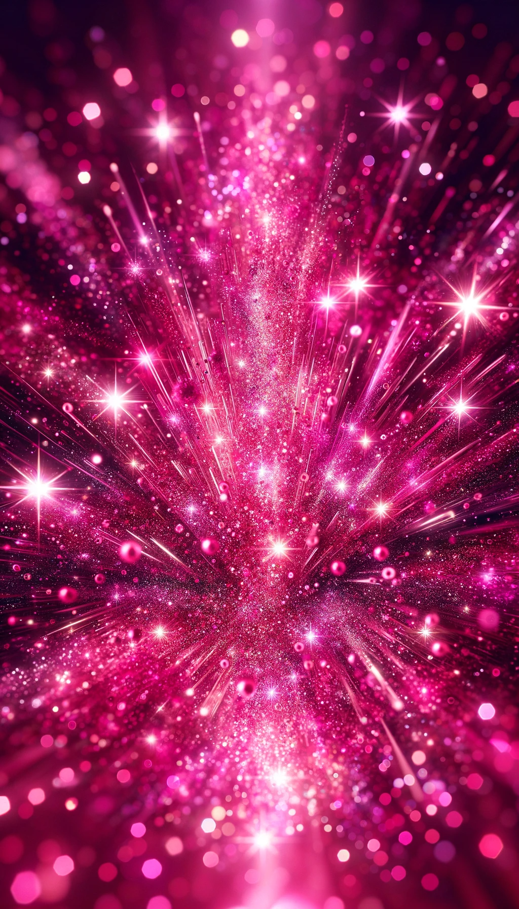 Pink Stardust Explosion iPhone Wallpaper