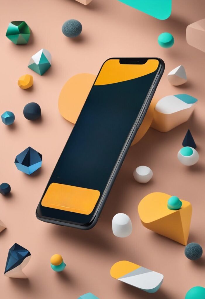 A phone with a cohesive color scheme, minimalist icons, and balanced negative space. Aesthetic wallpapers and custom widgets complete the curated theme