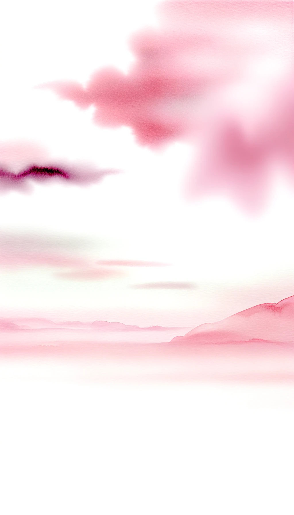 Serene Pink Sunrise Landscape