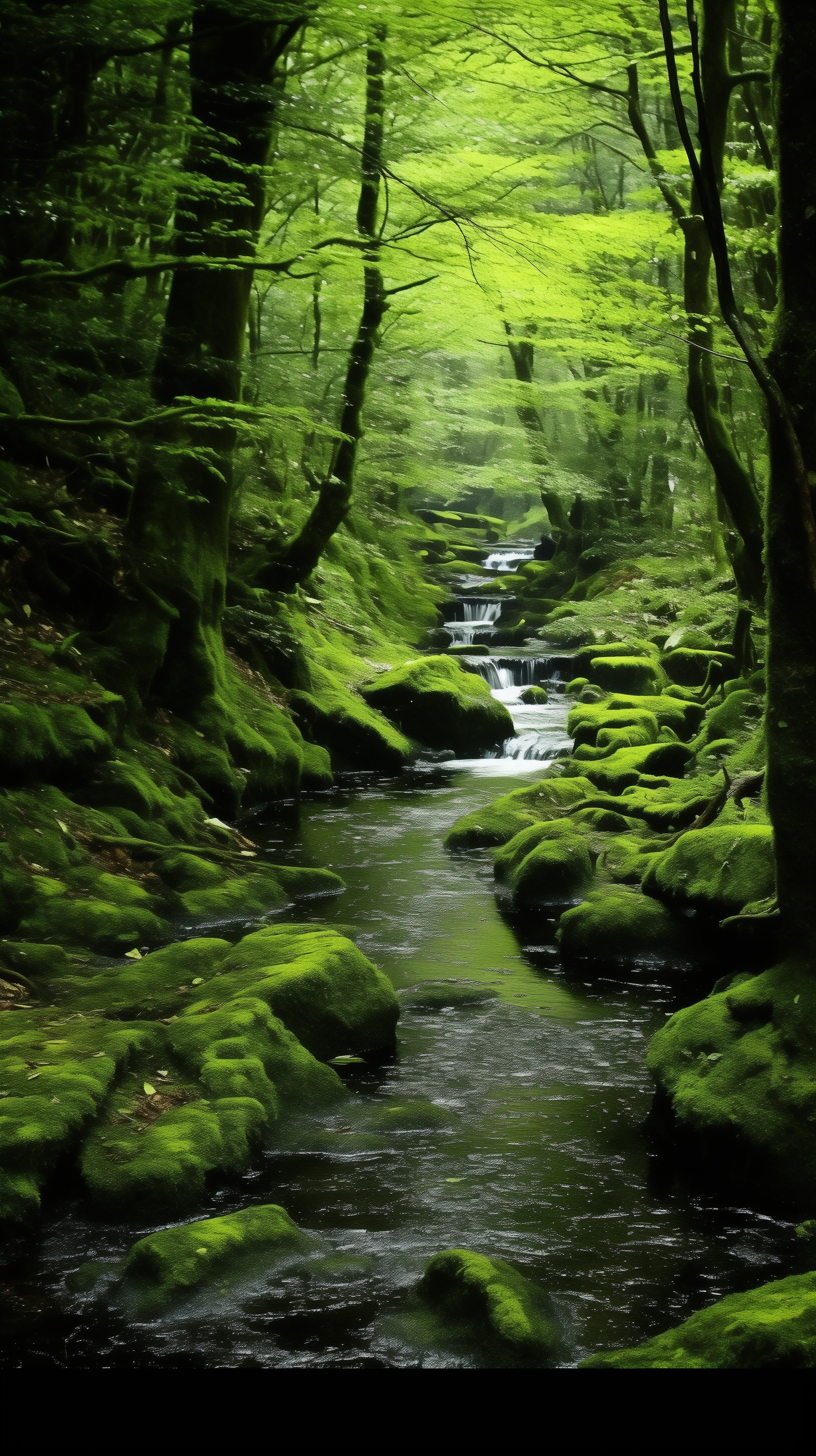 Verdant Stream Serenity