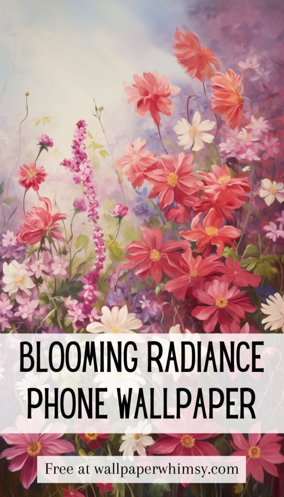 Blooming Radiance IPhone Wallpaper