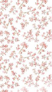 A dense pattern of pink cherry blossoms on branches, suitable for use as iPhone wallpaper or phone background.