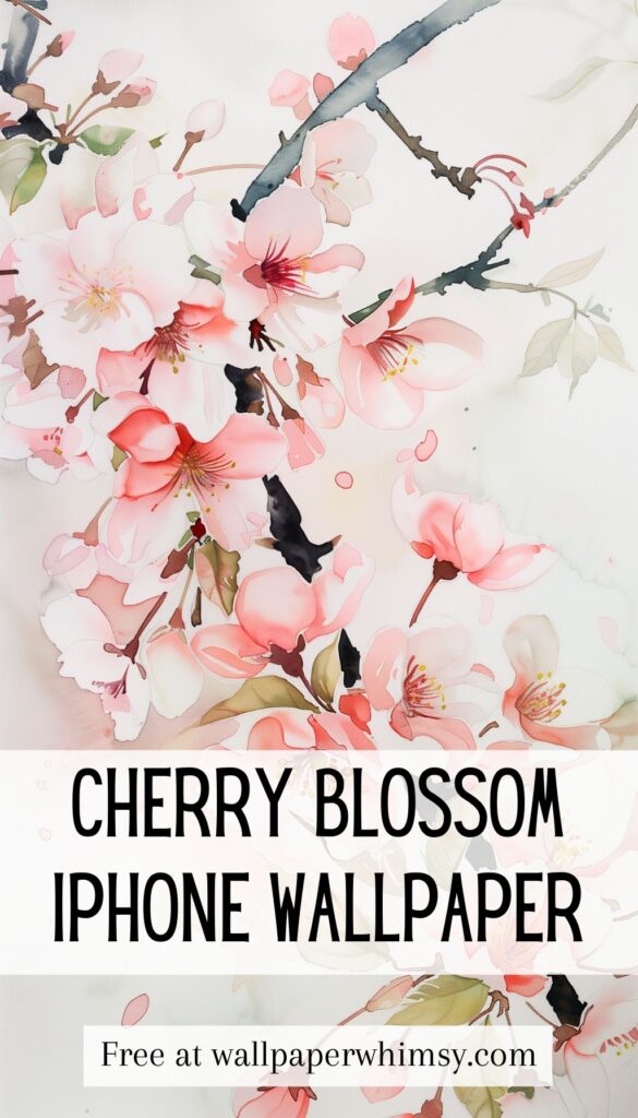 Delicate Cherry Blossom IPhone Wallpaper