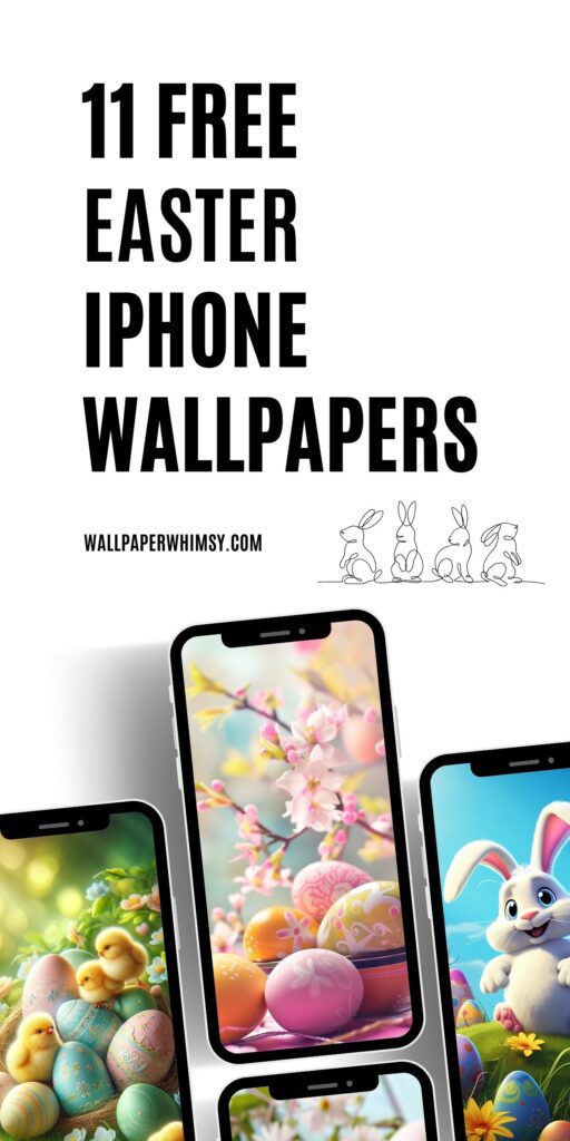 Hop into Spring with These 11 Easter iPhone Wallpapers graphic