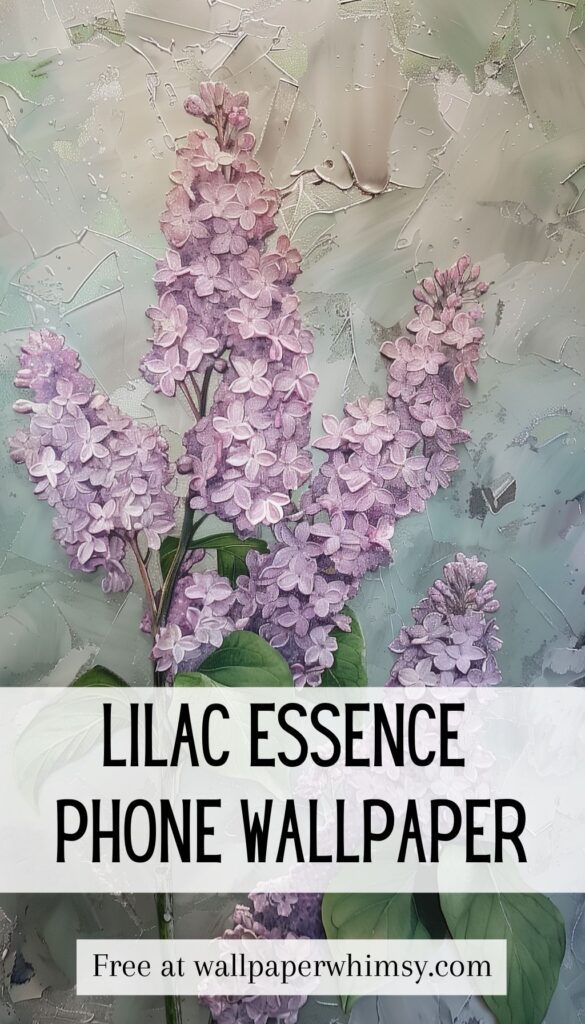 Lilac Essence IPhone Wallpaper