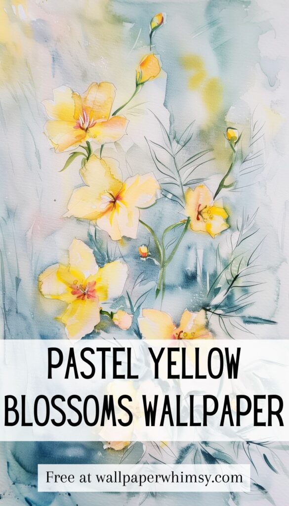 Pastel Yellow Blossoms Wallpaper