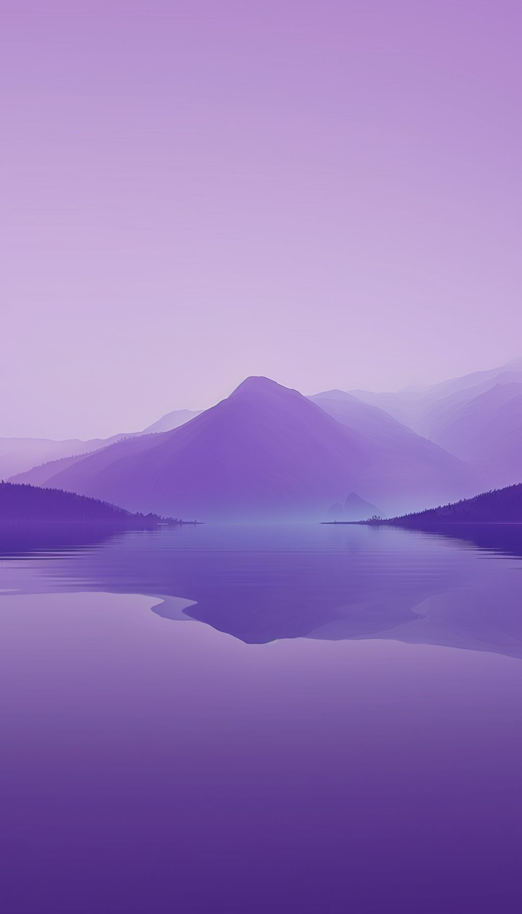 Purple Mountain Serenity iPhone Wallpaper