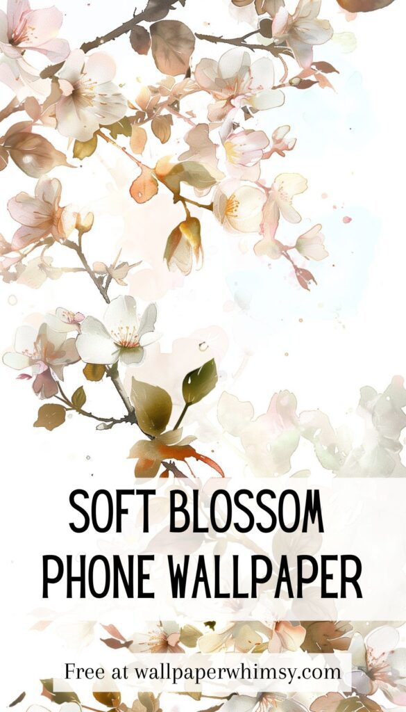 Soft Blossom IPhone Wallpaper