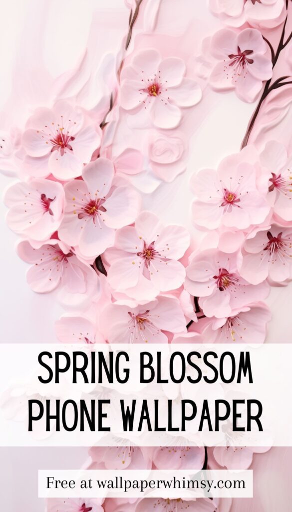 Spring Blossom Delight IPhone Wallpaper