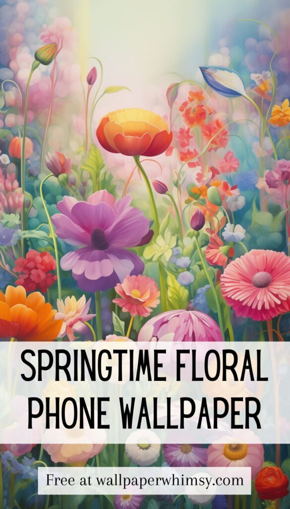 Springtime Floral Array IPhone Wallpaper