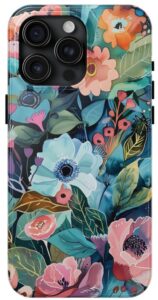 Maximalist Floral Bloom IPhone Wallpaper.