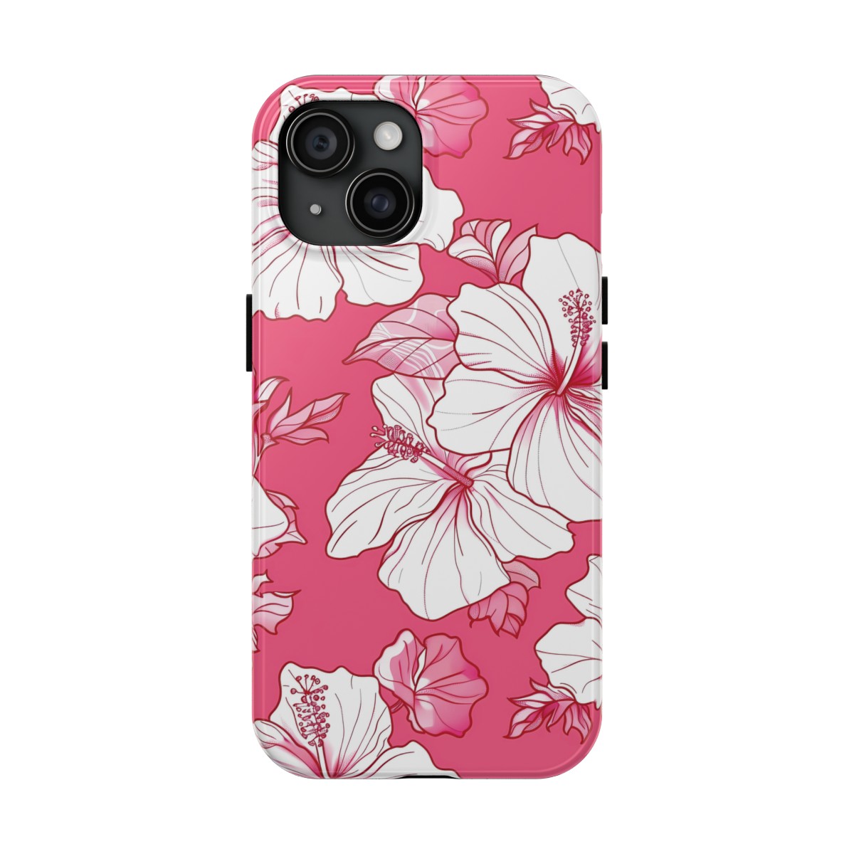 Pink Hibiscus Tough Phone Case