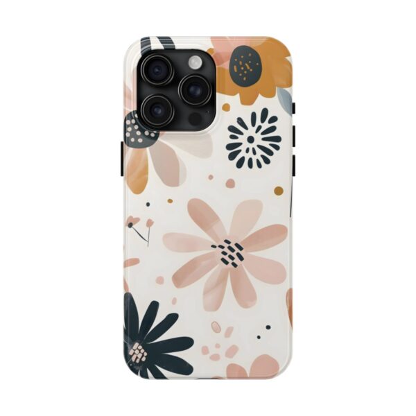 Floral Sketch iPhone Tough Phone Case