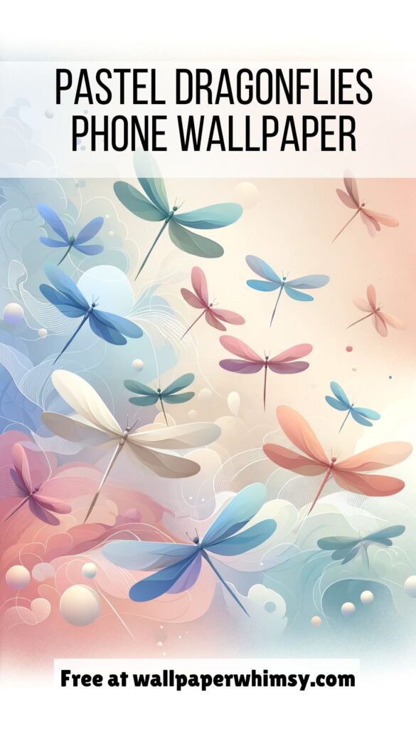 Pastel Breeze Dragonflies