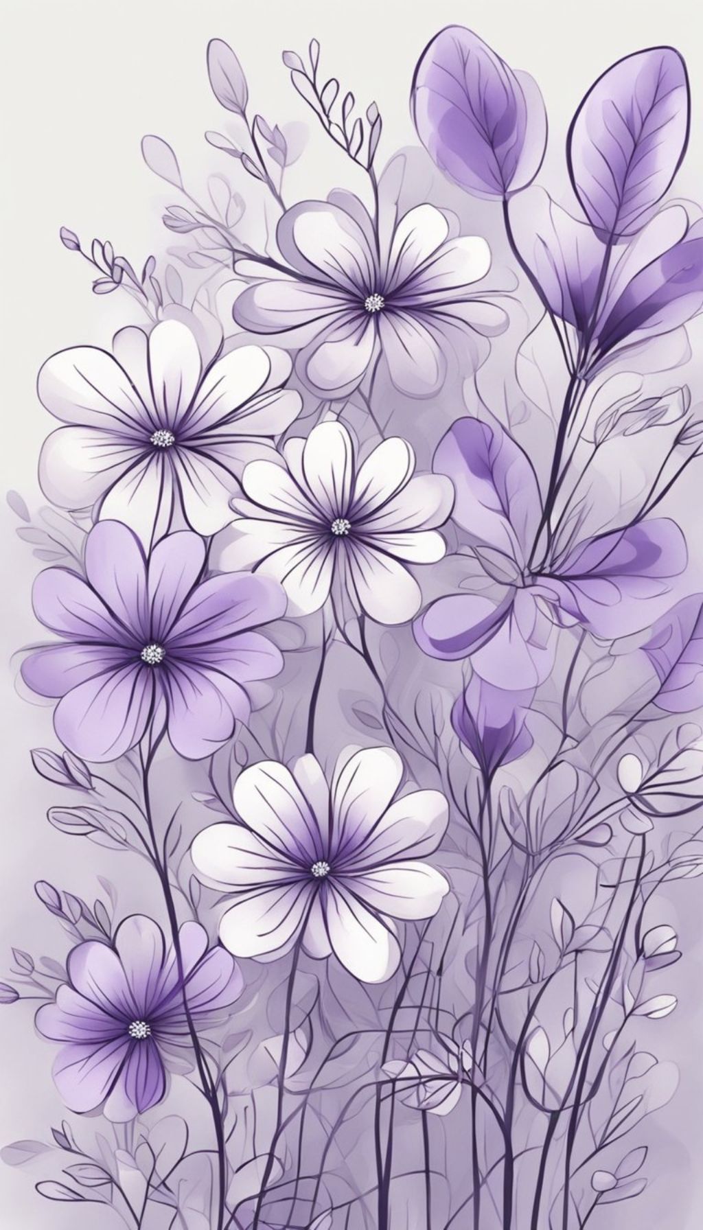 Purple Flower IPhone Wallpaper