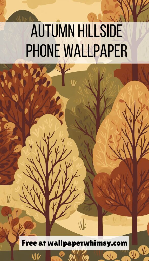 Autumn Hillside graphic.