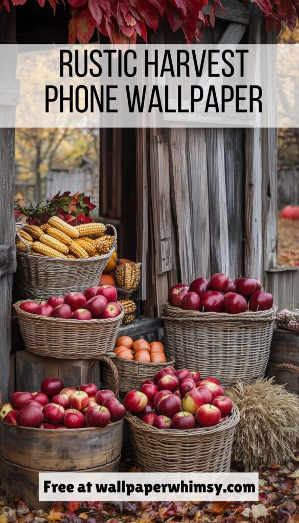 Rustic Harvest Display graphic.