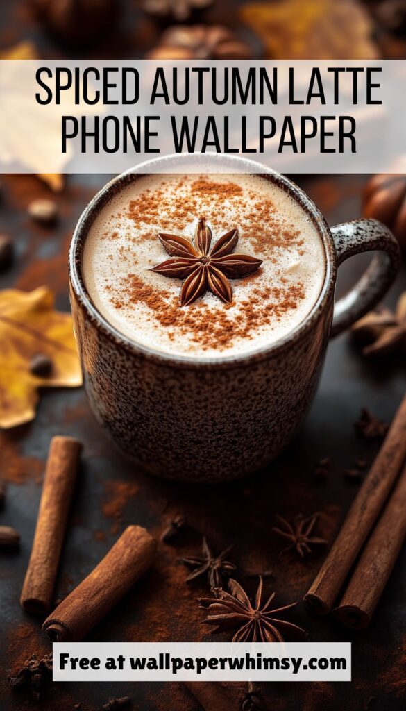 Spiced Autumn Latte graphic.