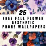 25 Free Fall Flower Phone Wallpapers